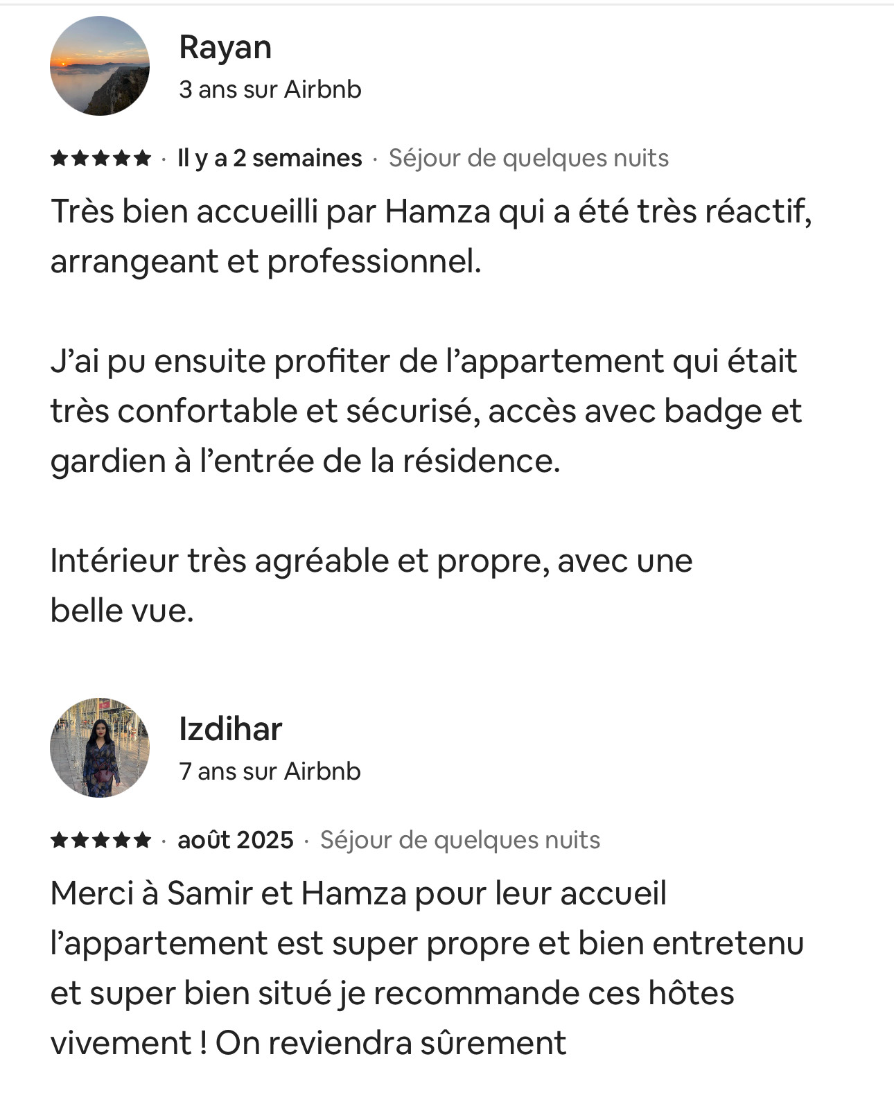 Avis Airbnb