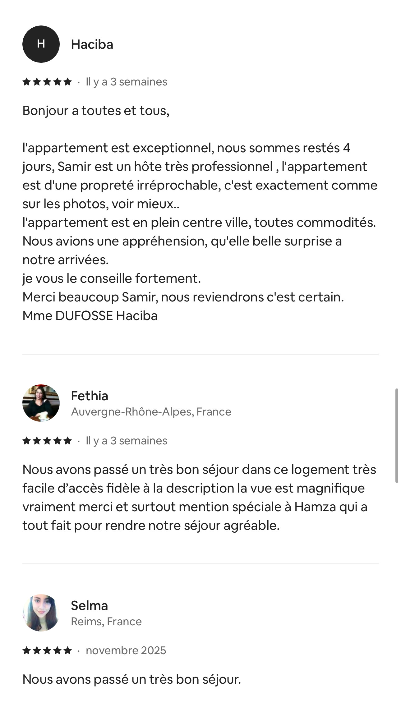 Avis Airbnb